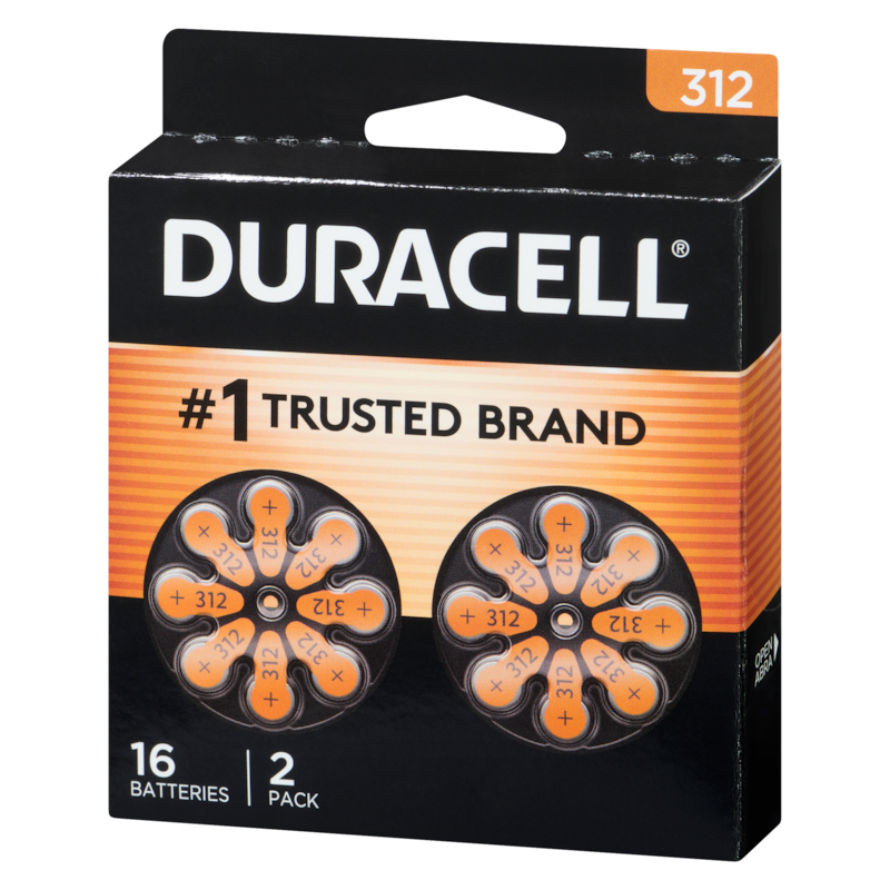 Batteries Zinc Air 1.45 V 312