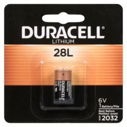 Duracell Pile pour appareils photo 6 volts lithium 28l 1 ea, 11,00 $/1ch