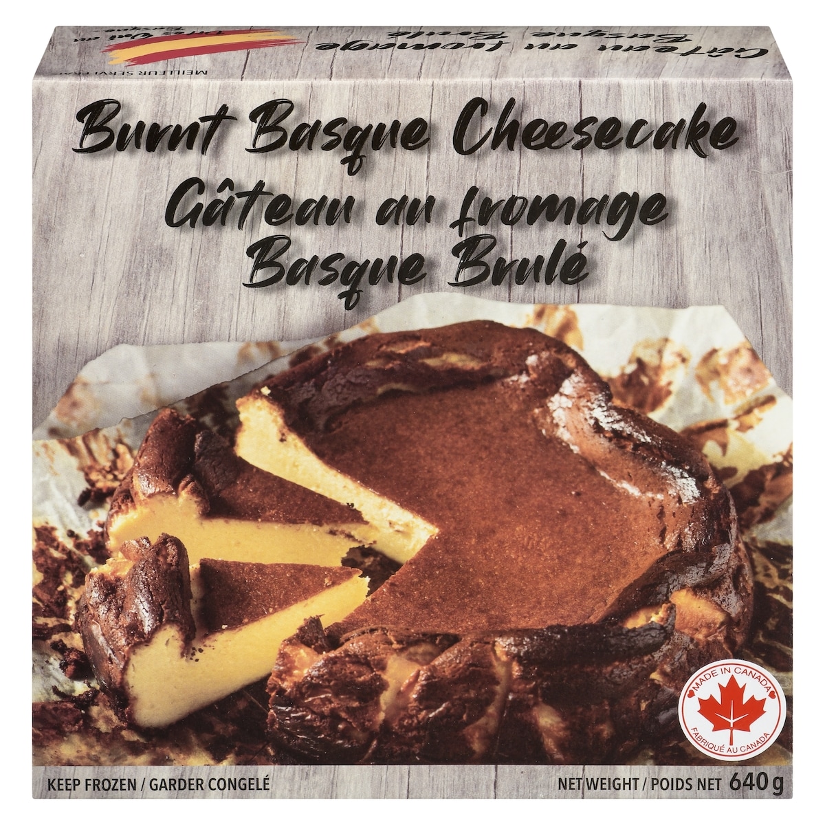 null Burnt Basque Cheesecake 640 g, $3.44/100g