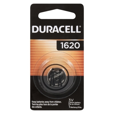 Duracell 3v Lithium Battery Cr1620 1 ea, $9.00/1ea