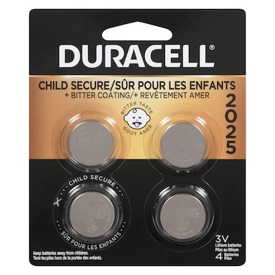 Duracell Piles au lithium 3v 4 ea, 5,00 $/1ch
