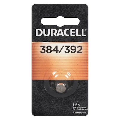 Duracell Silver Oxide Battery D384/392b 1 ea, $9.00/1ea
