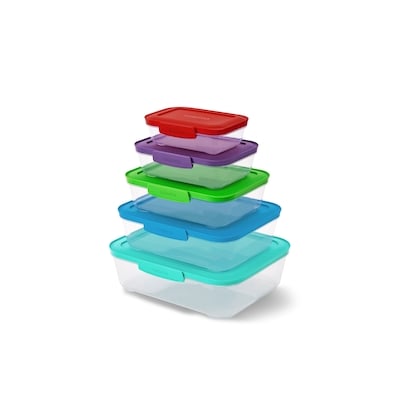 Nest It Food Storage Containers with Lids, 5 Pack