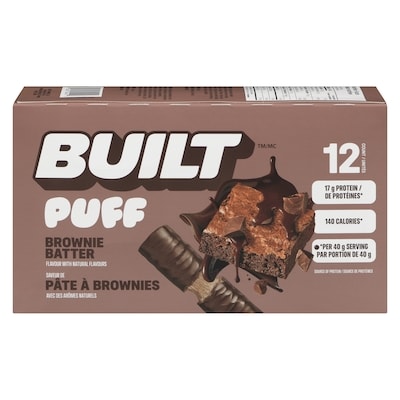 Built PUFF Brownie Batter 12x40.0 g, $1.00/100g
