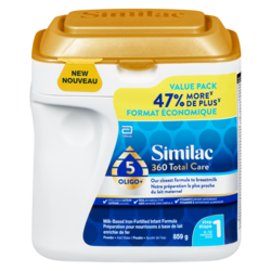 Similac 360 total care étape 1 poudre 859 g, 8,90 $/100g
