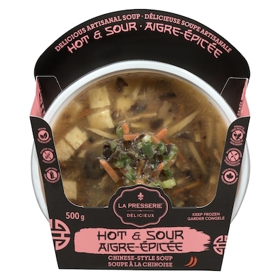 La Presserie Chinese-Style Soup Hot & Sour 500 g, $2.90/100g