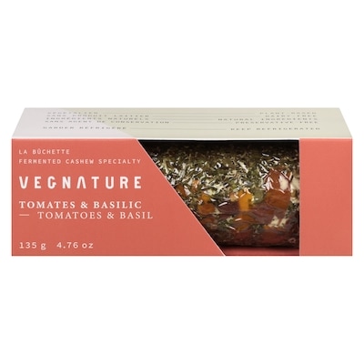 VEGNATURE Fermented Cashew Specialty Tomatoes & Basil 135 g, $10.36/100g