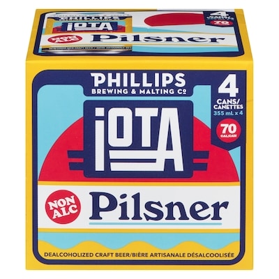  Bière artisanale désalcoolisée non alc pilsner 4x355.0 ml, 0,56 $/100ml