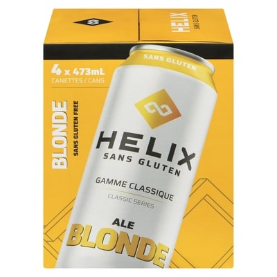 Helix Bière ale blonde (Pièce d’identité requise au moment du ramassage) 4x473.0 ml, 0,79 $/100ml