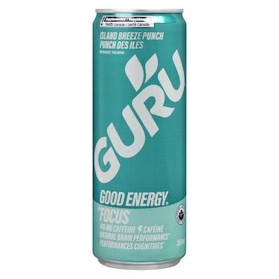 Energy drink punch des iles avec theanine
