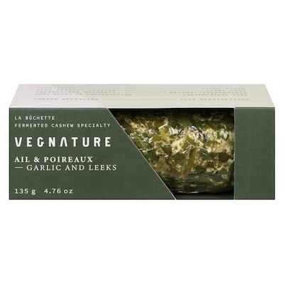 VEGNATURE Fermented Cashew Specialty Garlic And Leeks 135 g, $10.36/100g