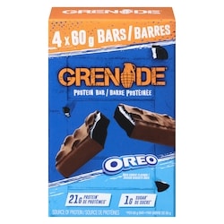 Grenade Carb Killa Barre protéinée saveur biscuits oreo 4 ea, 3,75 $/1ch