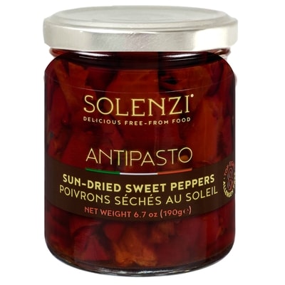 Solenzi Antipasto Sun-Dried Sweet Peppers 190 g, $7.10/100g
