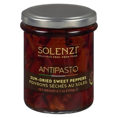 Solenzi Antipasto Sun-Dried Sweet Peppers 190 g, $4.73/100g
