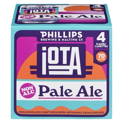  Bière artisanale désalcoolisée non alc pale ale 4x355.0 ml, 0,56 $/100ml