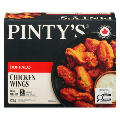 Pinty's Chicken Wings, Buffalo 720 g, $2.64/100g