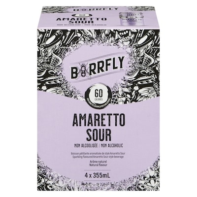 Barrfly Boisson pétillante aromatisée de style amaretto sour 4x355.0 ml, 0,84 $/100ml