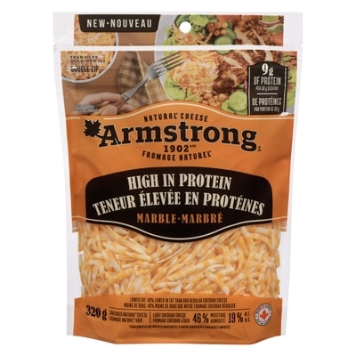 Armstrong Light Cheddar Cheese Marble 19 % M.F. 320 g, $2.81/100g