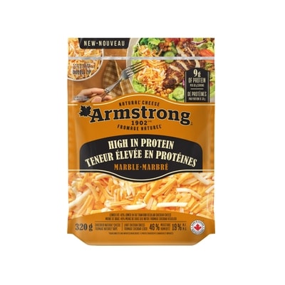High in Protein Marble Cheddar Shredded Cheese