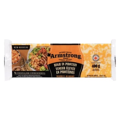 Armstrong Light Cheddar Cheese Marble 19 % M.F. 400 g, $1.24/100g