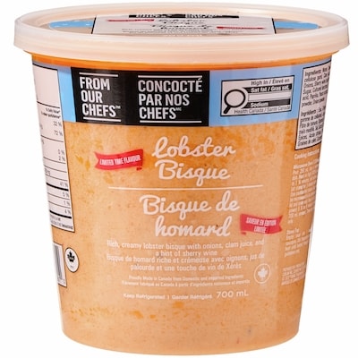 From Our Chefs Lobster Bisque 700 ml, $1.28/100ml