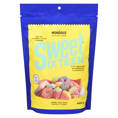 Mondoux P'tit mélange de bonbons classiques sucré et suret 400 g, 1,20 $/100g