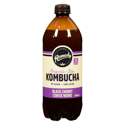 Remedy Kombucha Organic Black Cherry 700 ml, $0.86/100ml