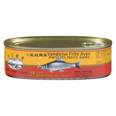 Pearl River Bridge Vandoise frite avec haricots noirs salés 184 g, 1,90 $/100g