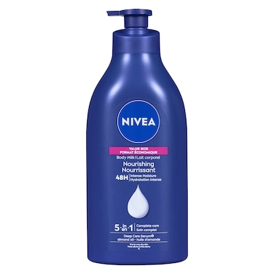 Nivea Lait corporel nourrissant 5-en-1 peau sèche à très sèche format économique 1 l, 1,90 $/100ml