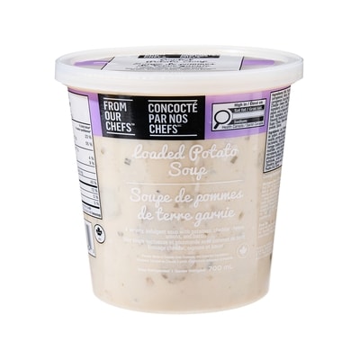 Concocté par nos chefs Soupe de pommes de terre garnie 700 ml, 1,36 $/100ml