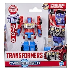 Transformers CYBERWORLD Armored Cyber Changers Optimus Prime