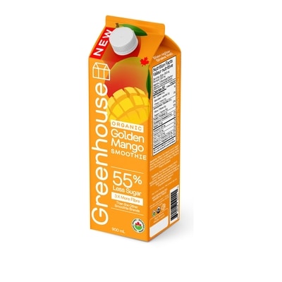 Greenhouse Golden Mango Organic Fruit Smoothie, No Added Sugar 900 ml, $1.44/100ml