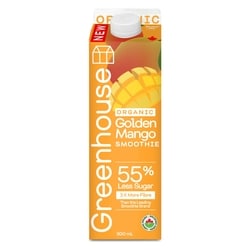 Greenhouse Golden Mango Organic Fruit Smoothie, No Added Sugar 900 ml, $1.44/100ml