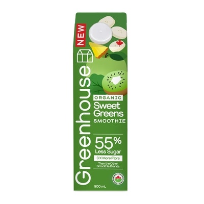 Greenhouse Smoothie Organic Sweet Greens 900 ml, $1.44/100ml