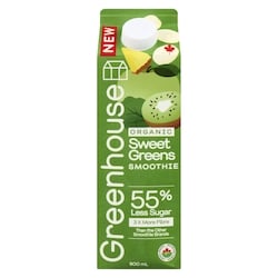 Greenhouse Smoothie Organic Sweet Greens 900 ml, $0.89/100ml