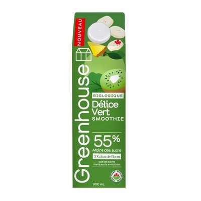 Greenhouse Délice Vert Smoothie 900mL 900 ml, 1,44 $/100ml