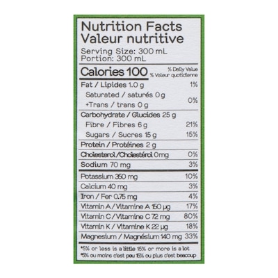Sweet Greens Organic Green Smoothie, No Added Sugar