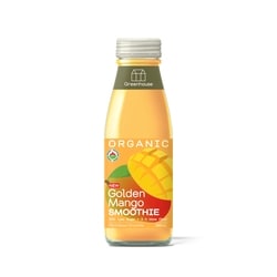 Greenhouse Golden Mango Organic Smoothie, Low Sugar 300 ml, $1.33/100ml