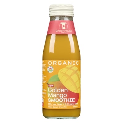 Greenhouse Plant-Based Smoothie Organic Golden Mango Smoothie 300 ml, $2.00/100ml