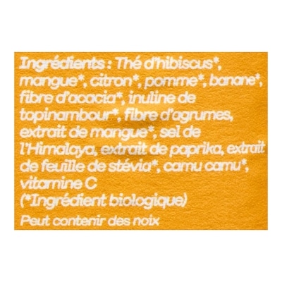 Smoothie aux fruits biologique mangue dorée, sans sucre ajouté