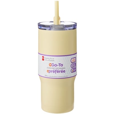 President's Choice The Go-To Bottle - Butter Yellow - 710 mL/24 oz 1 ea, $19.00/1ea