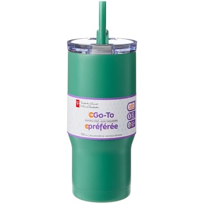 President's Choice The Go-To Bottle - Green - 710 mL/24 oz 1 ea, $19.00/1ea
