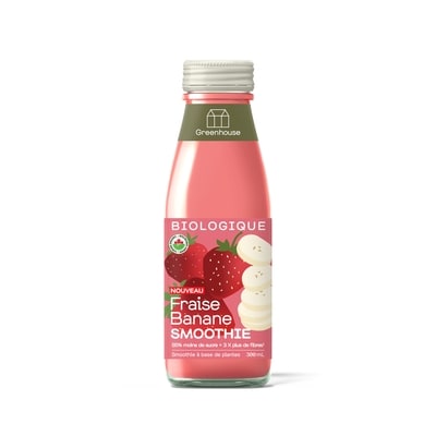 Greenhouse Fraise Banane Smoothie 300 mL 300 ml, 2,00 $/100ml