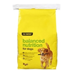 No Name Dry Dog Food, Balanced Nutrition 6x2.0 kg, $0.26/100g