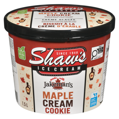 Shaw's Ice Cream, Maple Cream Cookie 1500 ml, $0.63/100ml