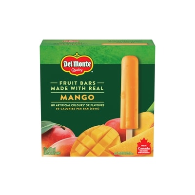 Del Monte Mango Frozen Fruit Bars, Made with Real Mango 10x50.0 ml, $1.70/100ml