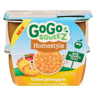 GoGo squeez Fruit Sauce Baked Pineapple 0.388 kg, $0.90/100g