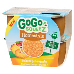 GoGo squeez Fruit Sauce Baked Pineapple - 0.388 kg | Your