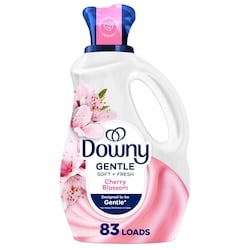Gentle Soft + Fresh Fabric Softener Liquid, Cherry Blossom Scent,, 83 loads, Liquid Fabric Softener Designed to be Gentle on Skin