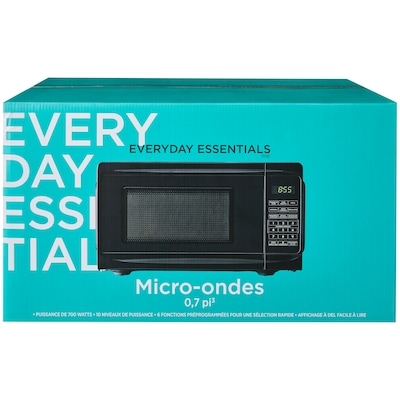 Everyday Essentials Micro-ondes – noir 1 ea, 73,99 $/1ch